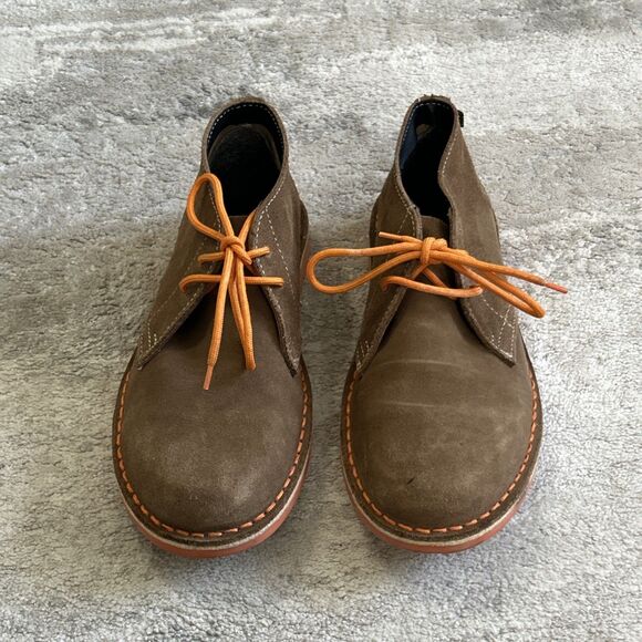 Veldskoen Chukka Boots Shoes Mens 6 Womens 8 Suede Brown Heritage Bloem Orange - Picture 2 of 8